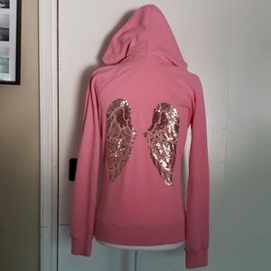 NEW W/O Tags Victoria's Secret Angel Zip Hoodie XS
